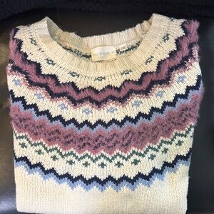 Mia and Tess Nordic Sweater